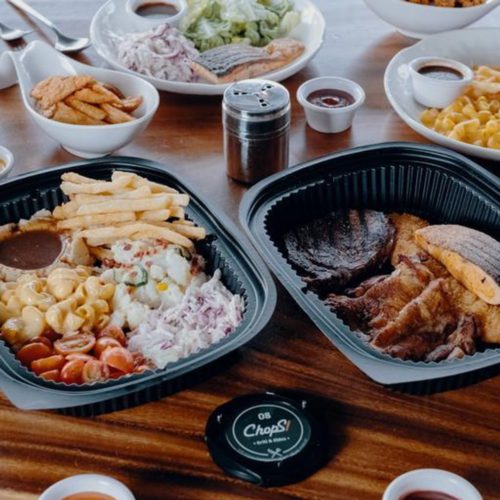 Feast Set, a casual dining delivery, from Chops! Delivered islandwide in Singapore powered by Oddle.