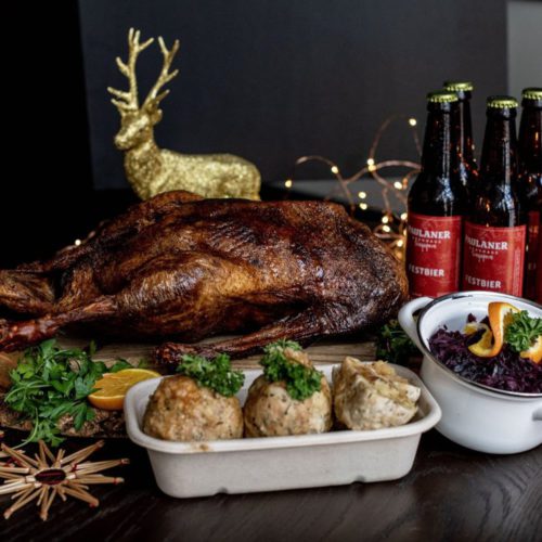 Whole Christmas Goose ($199, good for 7-8 pax) available by delivery in Singapore powered by Oddle Eats.