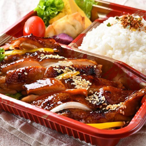 Chicken Steak Teriyaki Bento by Ichiban Bento. Bento box delivery, delivered islandwide in Singapore powered by Oddle.