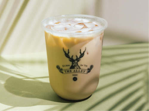 A cup of milk tea. Royal No. 9 Milk Tea from KFood X The Alley, delivered islandwide in Singapore powered by Oddle.
