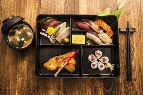 Sushi Bento from Marukyu Japanese Dining, delivered islandwide in Singapore powered by Oddle.