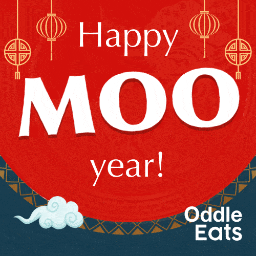 Chinese New Year 2021 - Ox Year - Happy Moo Year!