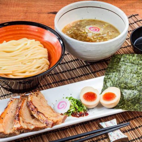 Taishoken Champion Tsukemen, thick noodles with dipping broth from Ramen Champion, delivered islandwide in Singapore powered by Oddle
