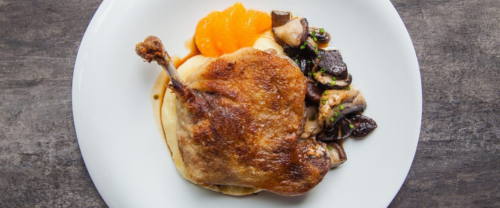 The signature Duck Leg Confit from Saveur, delivered islandwide in Singapore powered by Oddle.