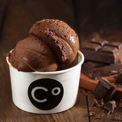 Dark Gelato by Chocolate Origin for ice-cream delivery. Delivered islandwide in Singapore powered by Oddle.