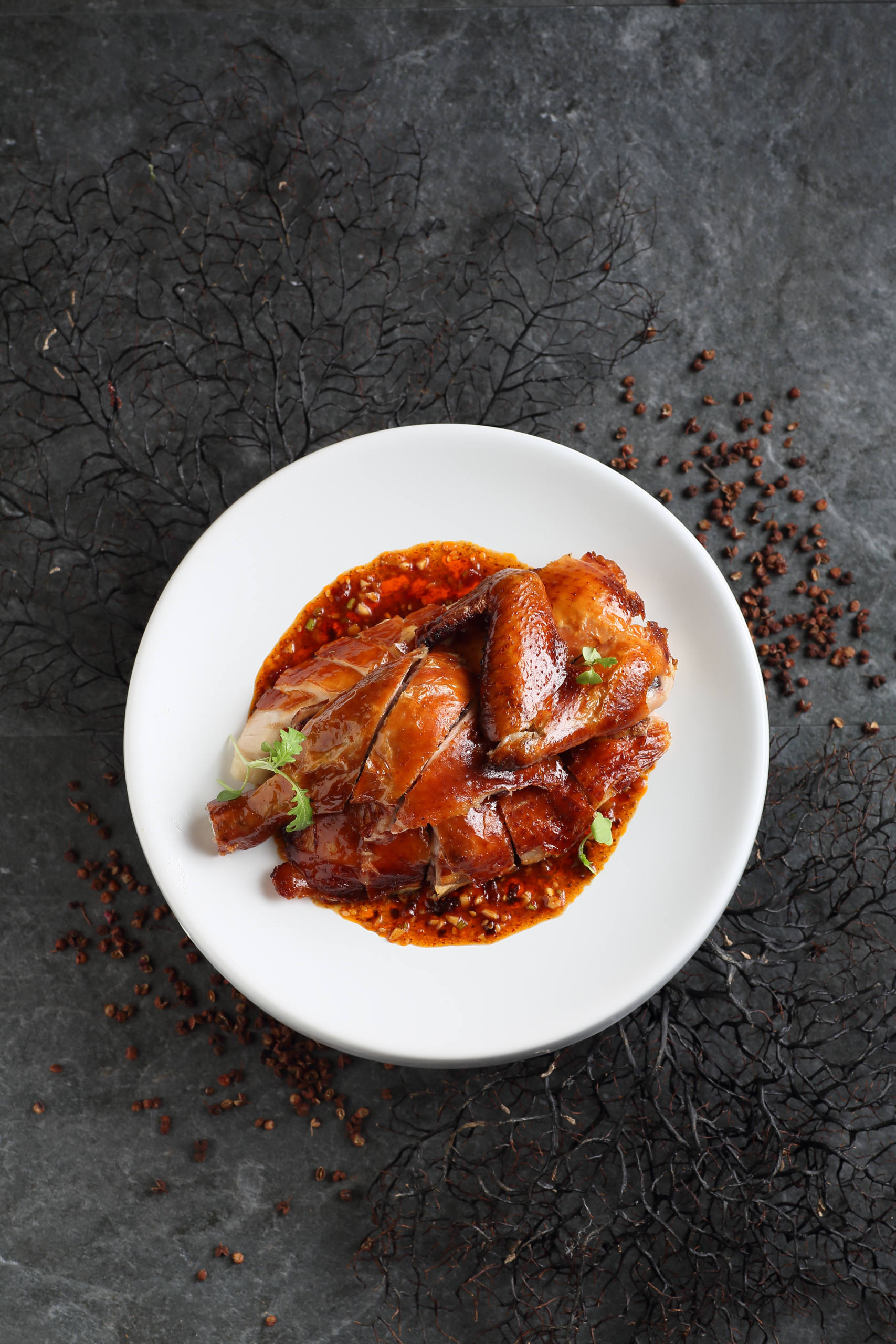 Crystal Jade Jiang Nan Mala Crispy Roasted Chicken, delivered islandwide in Singapore powered by Oddle.