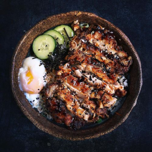 Chicken Cutlet Donburi from Fat Sumo, delivered islandwide in Singapore powered by Oddle.