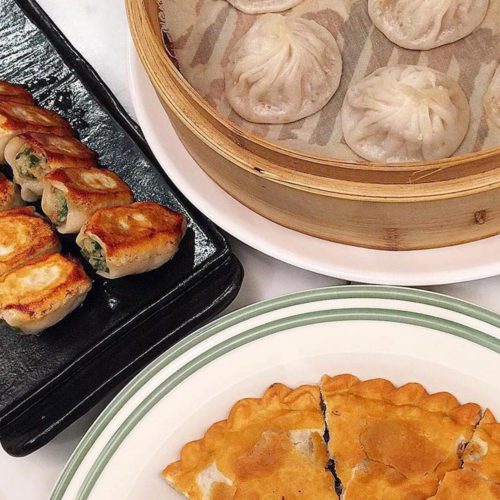 Pan-Fried Mixed Seafood & Pork Dumplings, Chinese Pizza and Xiao Long Bao from Jing Hua Xiao Chi, delivered islandwide in Singapore powered by Oddle
