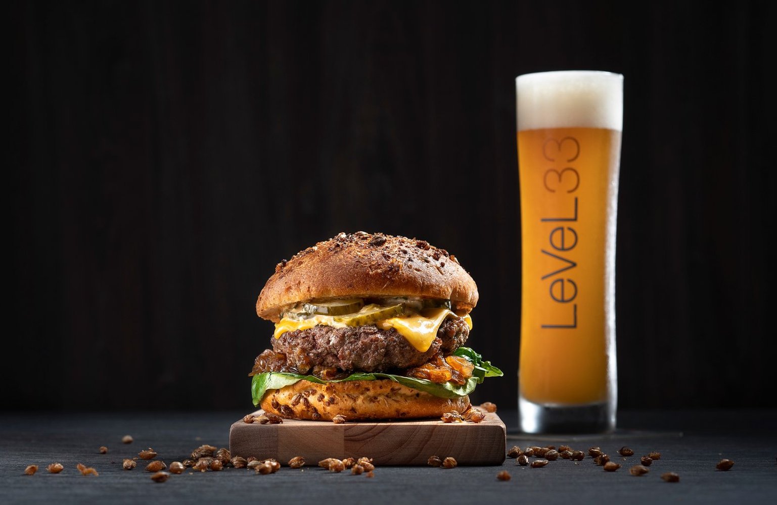 LeVeL33 Classic Brewery Burger, delivered islandwide in Singapore powered by Oddle.