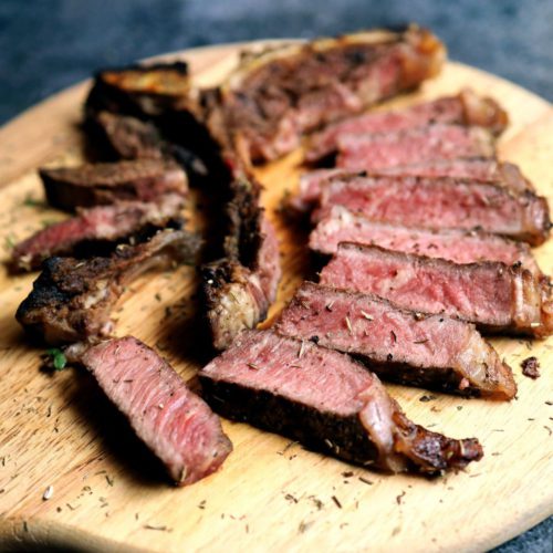 Dry Aged T-BONE Steakby Bedrock Bar & Grill offering gourmet food delivery in Singapore powered by Oddle