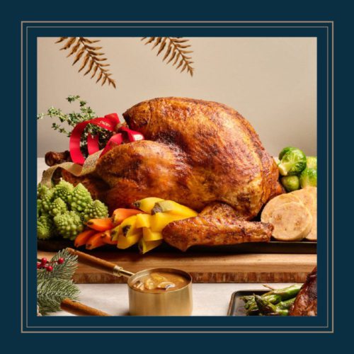 Traditional Roasted Turkey with Chestnut Stuffing (Contains Pork), delivered islandwide in Singapore powered by Oddle