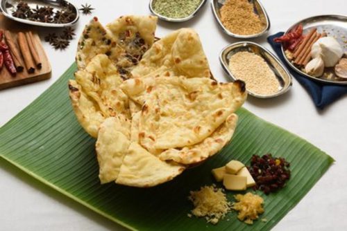 Naan from Samy's Curry for your Deepavali food feast. Delivered islandwide in Singapore, powered by Oddle.