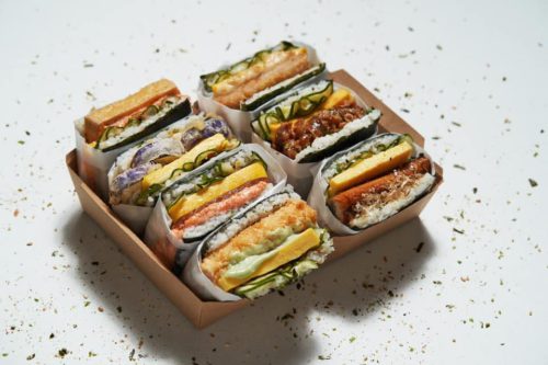 Okinawa-inspired Onigirazu sandwiches from Sandowichi delivered islanwide in Singapore, powered by Oddle.